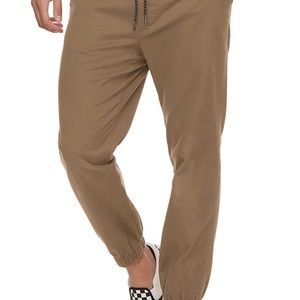 Urban pipeline twill jogger